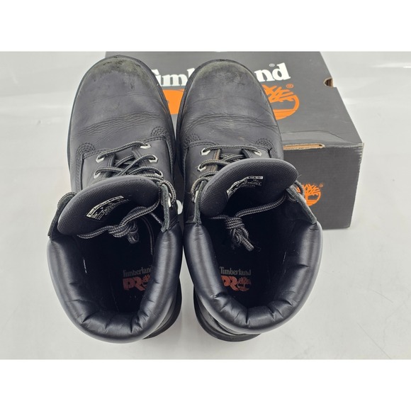 Timberland PRO Direct Attach Work Boots Mens 9 Black Leather Soft Toe -Good main image 12